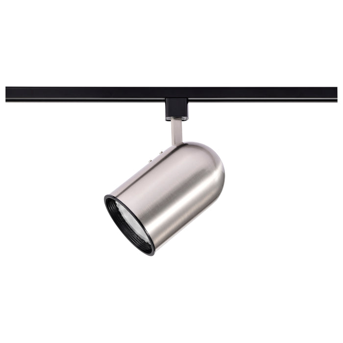 Track Heads Brushed Nickel One Light Track Head in Brushed Nickel