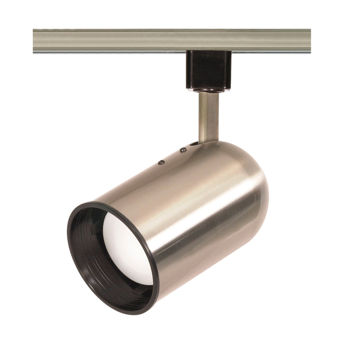 Track Heads Brushed Nickel One Light Track Head in Brushed Nickel