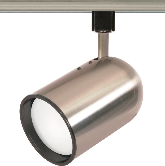 Track Heads Brushed Nickel One Light Track Head in Brushed Nickel