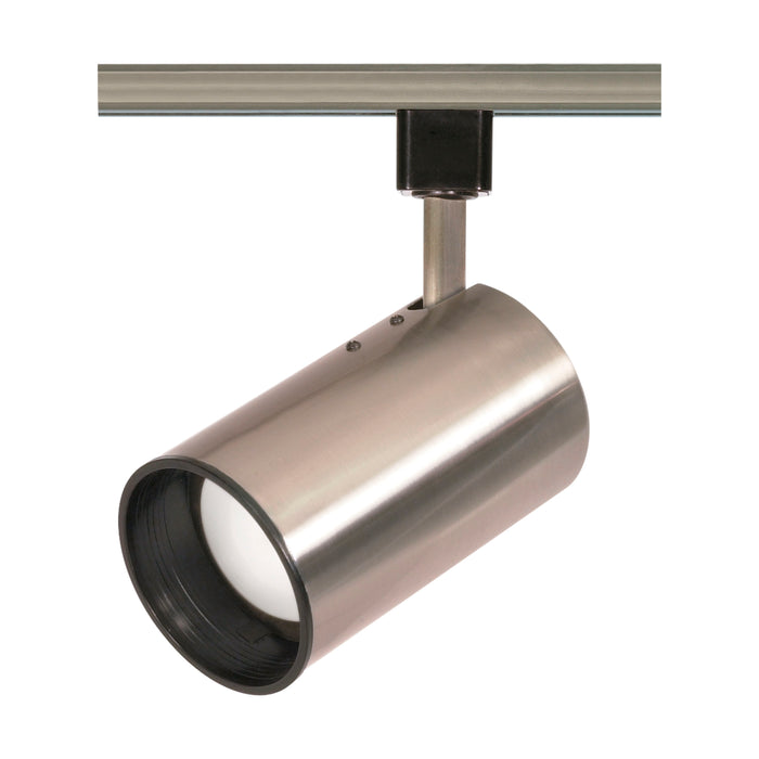 Track Heads Brushed Nickel One Light Track Head in Brushed Nickel