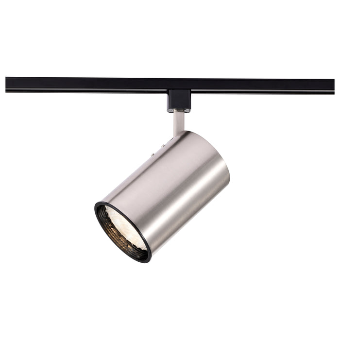 Track Heads Brushed Nickel One Light Track Head in Brushed Nickel