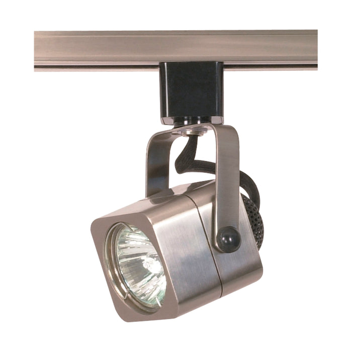 Track Heads Brushed Nickel One Light Track Head in Brushed Nickel