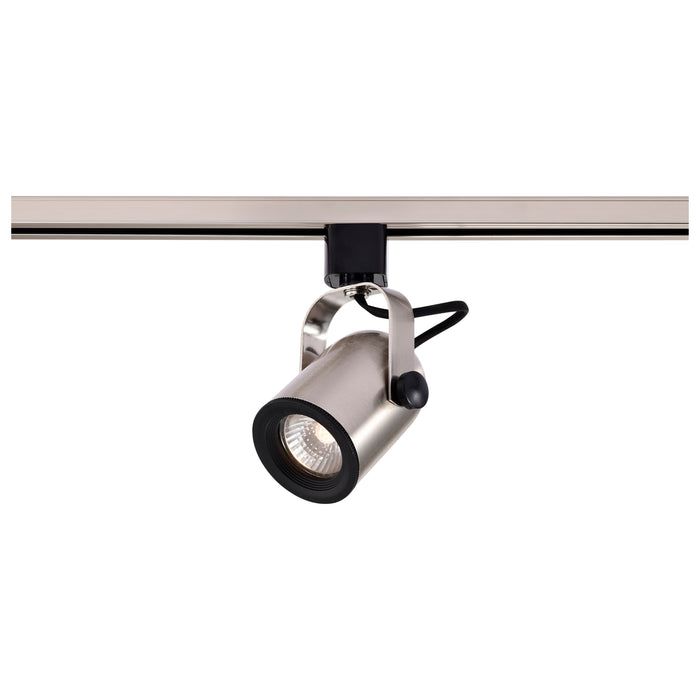 Track Heads Brushed Nickel One Light Track Head in Brushed Nickel