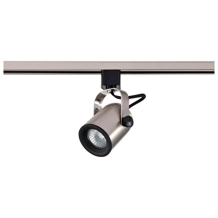 Track Heads Brushed Nickel One Light Track Head in Brushed Nickel