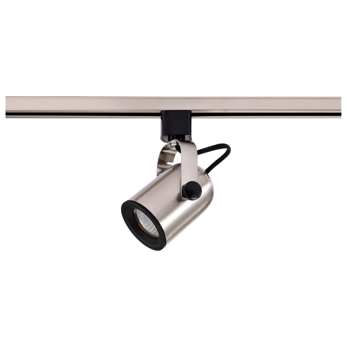 Track Heads Brushed Nickel One Light Track Head in Brushed Nickel