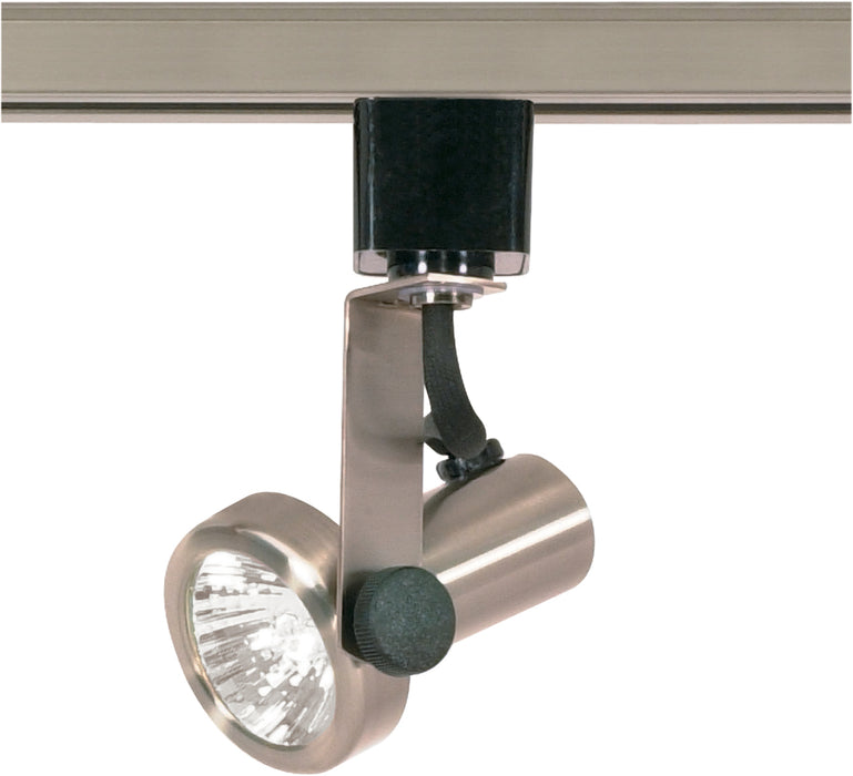 Track Heads Brushed Nickel One Light Track Head in Brushed Nickel