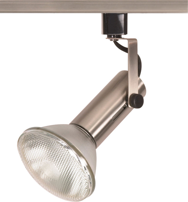 Track Heads Brushed Nickel One Light Track Head in Brushed Nickel