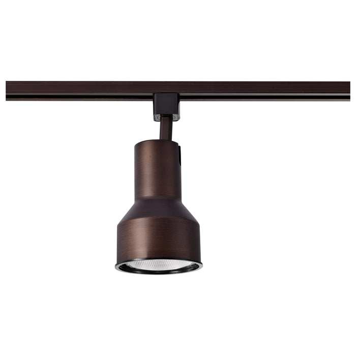 Track Heads One Light Track Head in Russet Bronze