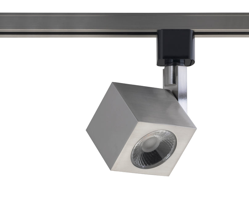 LED Track Head in Brushed Nickel
