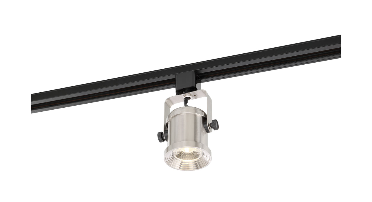 LED Track Head in Brushed Nickel