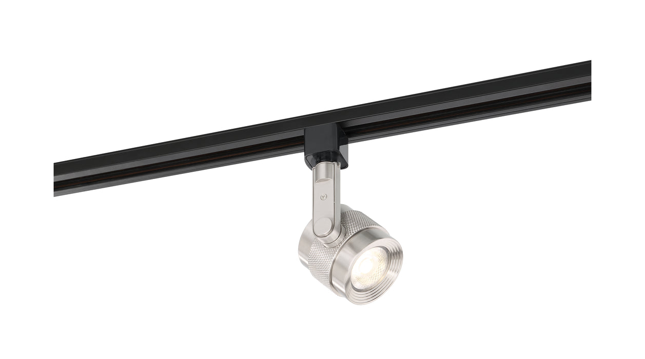 LED Track Head in Brushed Nickel