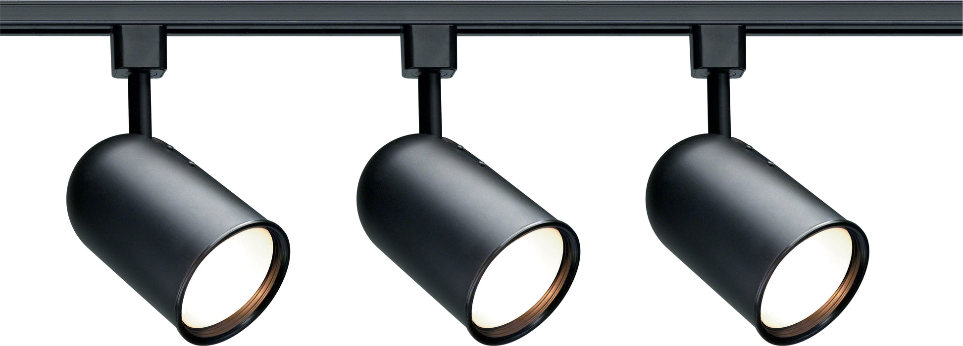 Track Lighting Kits Black Three Light Track Kit in Black