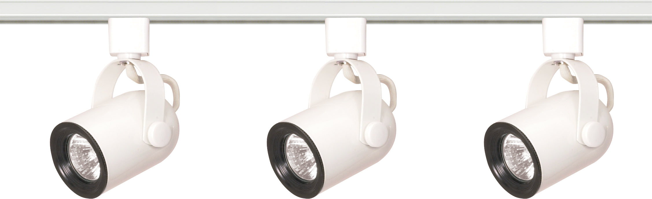 Track Lighting Kits White Three Light Track Kit in White