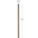 Myhouse Lighting Kichler - 2999LBZ - Stem - Accessory - Lacquered Bronze