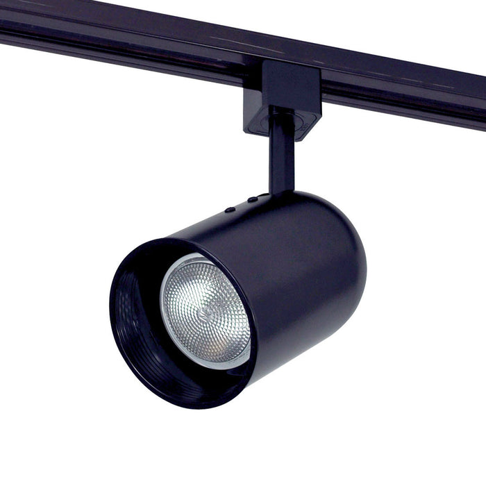 Myhouse Lighting Nora Lighting - NTH-105B/L - Rd Back Cyl W Baf "L" Adap - Track Inc Line Voltage - Black