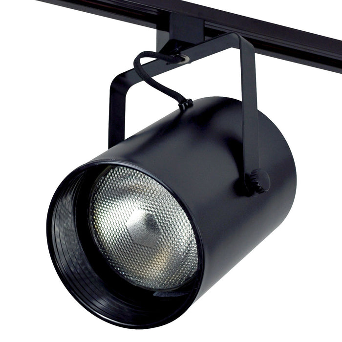 Myhouse Lighting Nora Lighting - NTH-113B/J - Flatback Cyl W/"J" Adpt P38 Bk - Track Inc Line Voltage - Black