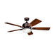 Myhouse Lighting Kichler - 300457OBB - 52"Ceiling Fan - Leeds - Oil Brushed Bronze