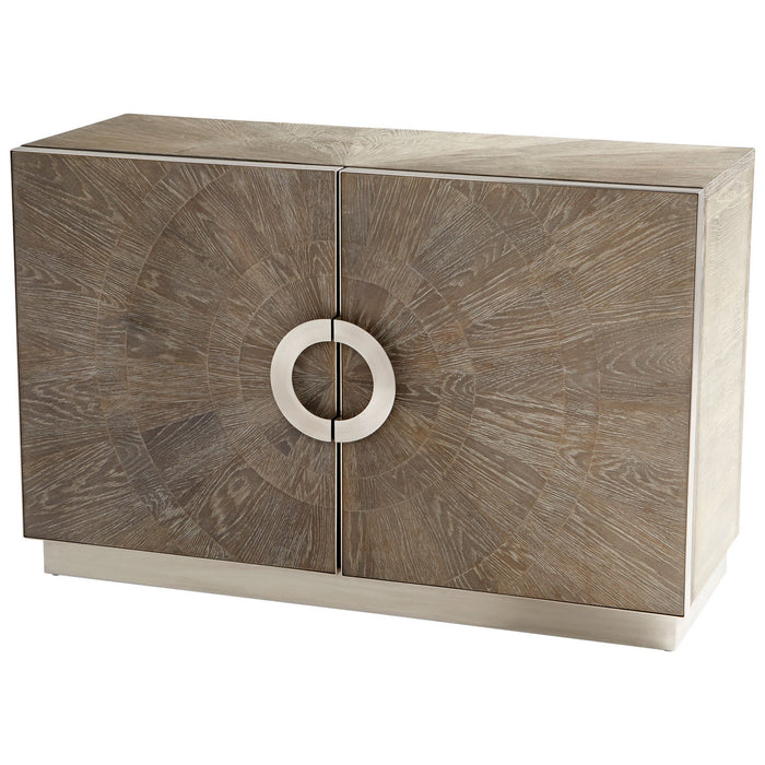 Myhouse Lighting Cyan - 10227 - Cabinet - Weathered Oak And Stainless Steel