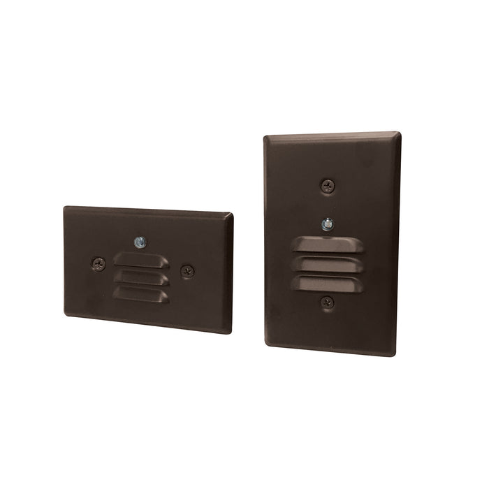 Myhouse Lighting Nora Lighting - NSW-6619PC/BZ - Step1.08W 90+Cri LED Lvr&Pcell - Rec Step Light LED & Inc - Brushed Nickel