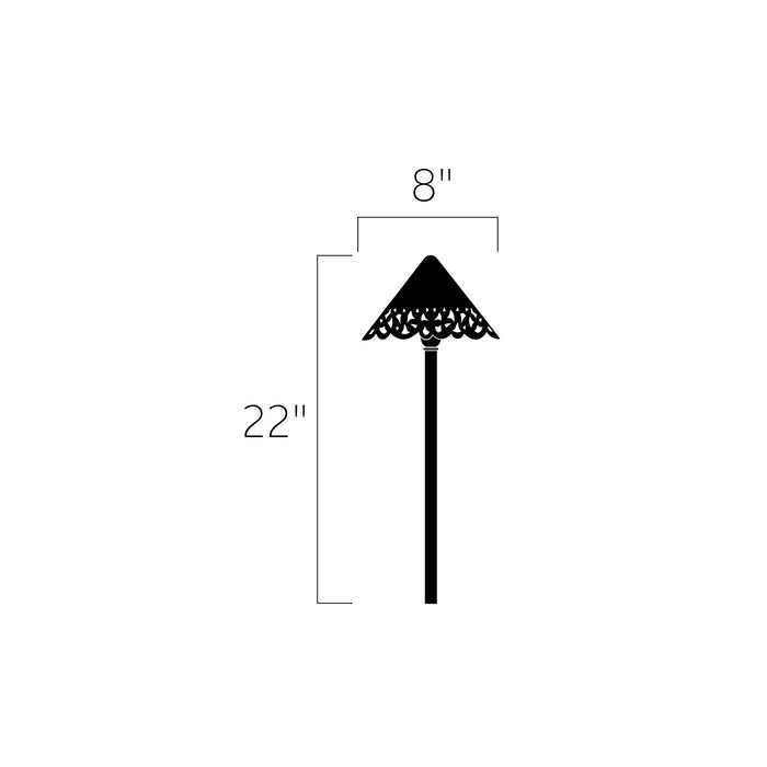 Myhouse Lighting Kichler - 15871CBR27 - LED Path Light - Cbr Led Integrated - Centennial Brass