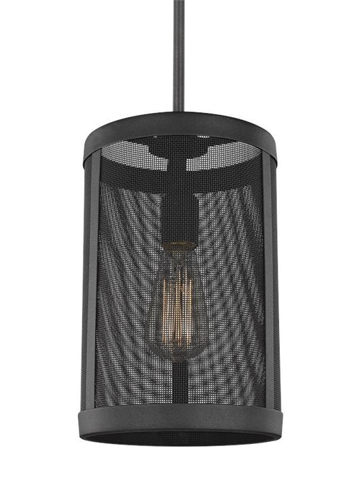Myhouse Lighting Visual Comfort Studio - 6128501EN7-12 - One Light Mini-Pendant - Gereon - Black