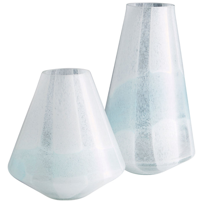 Myhouse Lighting Cyan - 10290 - Vase - Sky Blue And White