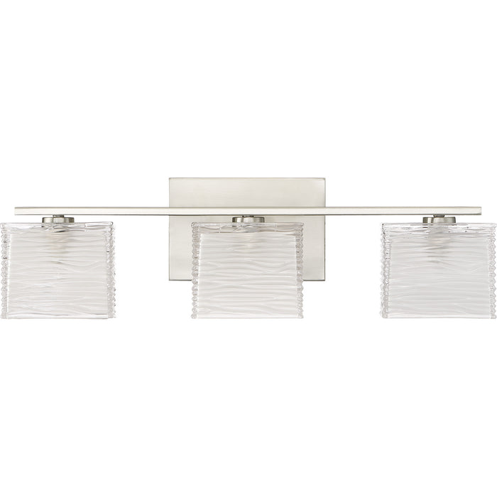 Myhouse Lighting Quoizel - WCP8603BN - Three Light Bath Fixture - Westcap - Brushed Nickel