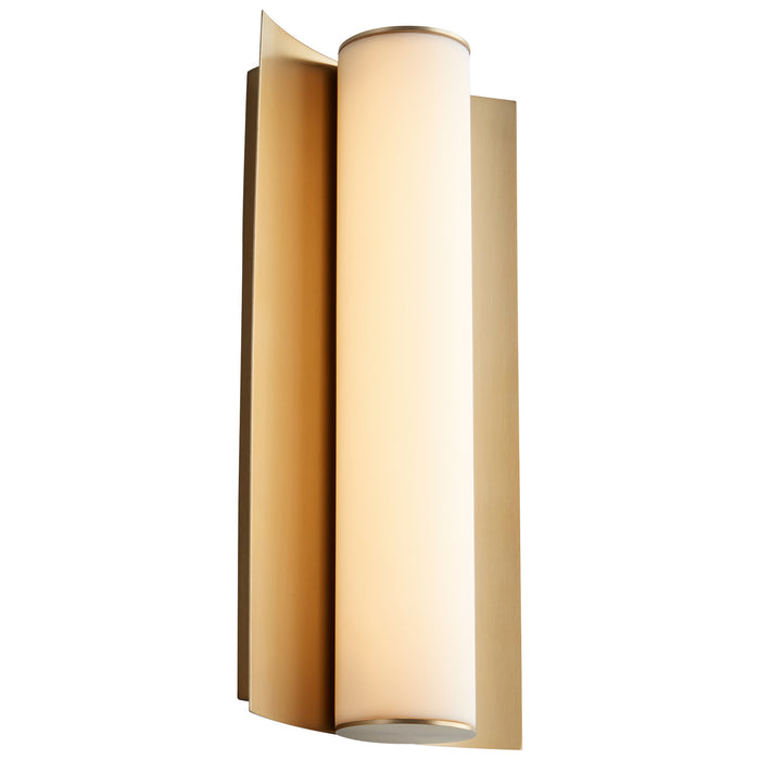 Myhouse Lighting Oxygen - 3-5020-40 - LED Wall Sconce - Wave - Aged Brass