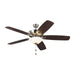 Myhouse Lighting Generation Lighting - 5CSM60BSD-V1 - 60"Ceiling Fan - Colony - Brushed Steel