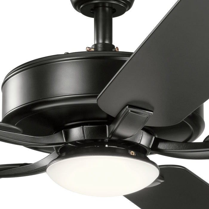 Myhouse Lighting Kichler - 330019SBK - 52"Ceiling Fan - Basics Pro Designer - Satin Black