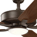 Myhouse Lighting Kichler - 330019SNB - 52"Ceiling Fan - Basics Pro Designer - Satin Natural Bronze