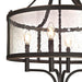 Myhouse Lighting Westinghouse Lighting - 6368400 - Four Light Chandelier - Belle View - Oil Rubbed Bronze With Highlights