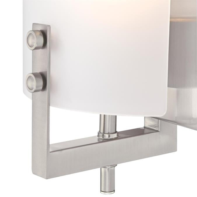 Myhouse Lighting Westinghouse Lighting - 6369500 - One Light Wall Fixture - Enzo James - Brushed Nickel