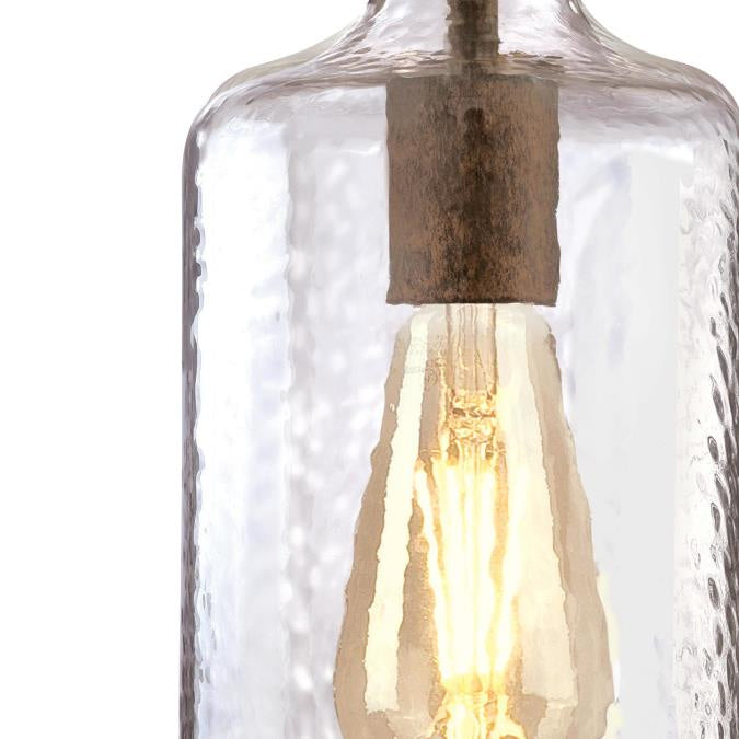 Myhouse Lighting Westinghouse Lighting - 6371300 - One Light Mini Pendant - Carmen - Barnwood