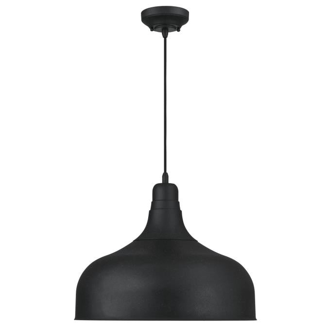 Myhouse Lighting Westinghouse Lighting - 6371700 - One Light Pendant - Morton - Textured Iron