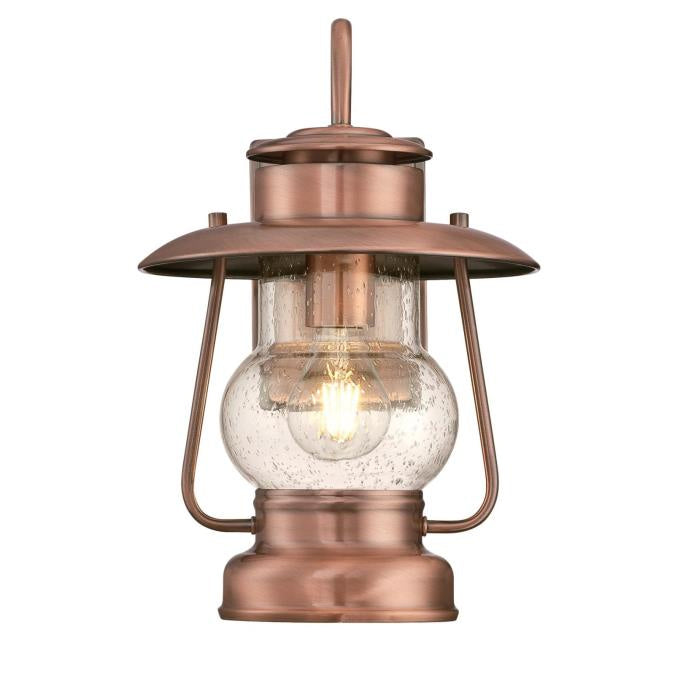 Myhouse Lighting Westinghouse Lighting - 6373100 - One Light Wall Fixture - Santa Fe - Washed Copper