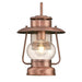 Myhouse Lighting Westinghouse Lighting - 6373100 - One Light Wall Fixture - Santa Fe - Washed Copper