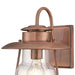 Myhouse Lighting Westinghouse Lighting - 6373100 - One Light Wall Fixture - Santa Fe - Washed Copper