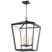 Myhouse Lighting Cyan - 10375 - Four Light Chandelier - Noir