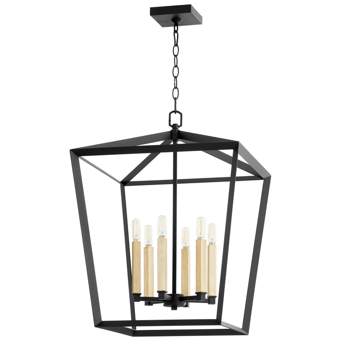 Myhouse Lighting Cyan - 10376 - Six Light Chandelier - Noir