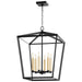 Myhouse Lighting Cyan - 10376 - Six Light Chandelier - Noir