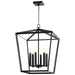 Myhouse Lighting Cyan - 10376 - Six Light Chandelier - Noir