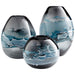 Myhouse Lighting Cyan - 10461 - Vase - Blue And White