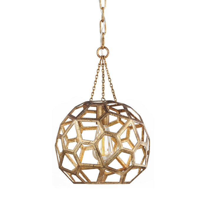 Myhouse Lighting Visual Comfort Studio - AP1051ADB - One Light Pendant - Feccetta - Antique Gild