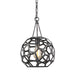 Myhouse Lighting Visual Comfort Studio - AP1051MBK - One Light Pendant - Feccetta - Midnight Black