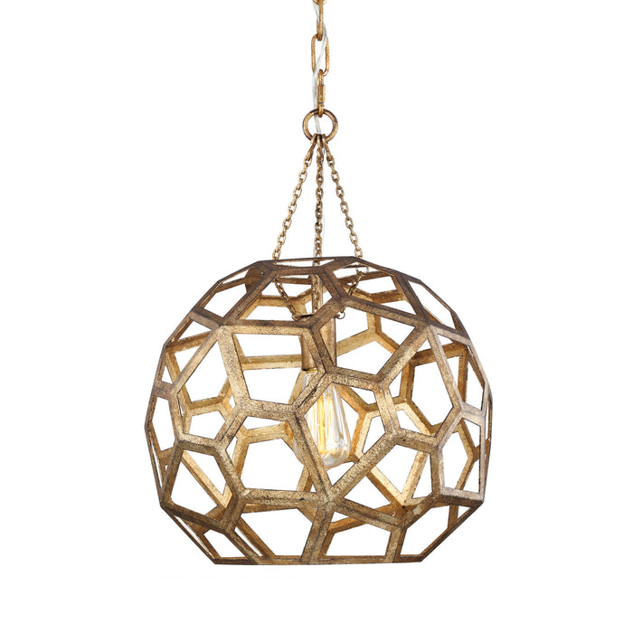 Myhouse Lighting Visual Comfort Studio - AP1061ADB - One Light Pendant - Feccetta - Antique Gild