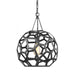 Myhouse Lighting Visual Comfort Studio - AP1061MBK - One Light Pendant - Feccetta - Midnight Black