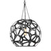 Myhouse Lighting Visual Comfort Studio - AP1071MBK - One Light Pendant - Feccetta - Midnight Black