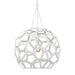 Myhouse Lighting Visual Comfort Studio - AP1071PMW - One Light Pendant - Feccetta - Paper Mache White