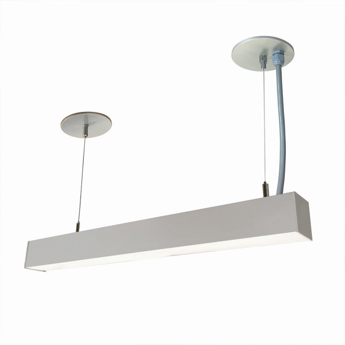Myhouse Lighting Nora Lighting - NLIN-PCCA - 8' Pendant & Power Mounting Kit For L-Line LED Linear - LED Linear - Aluminum